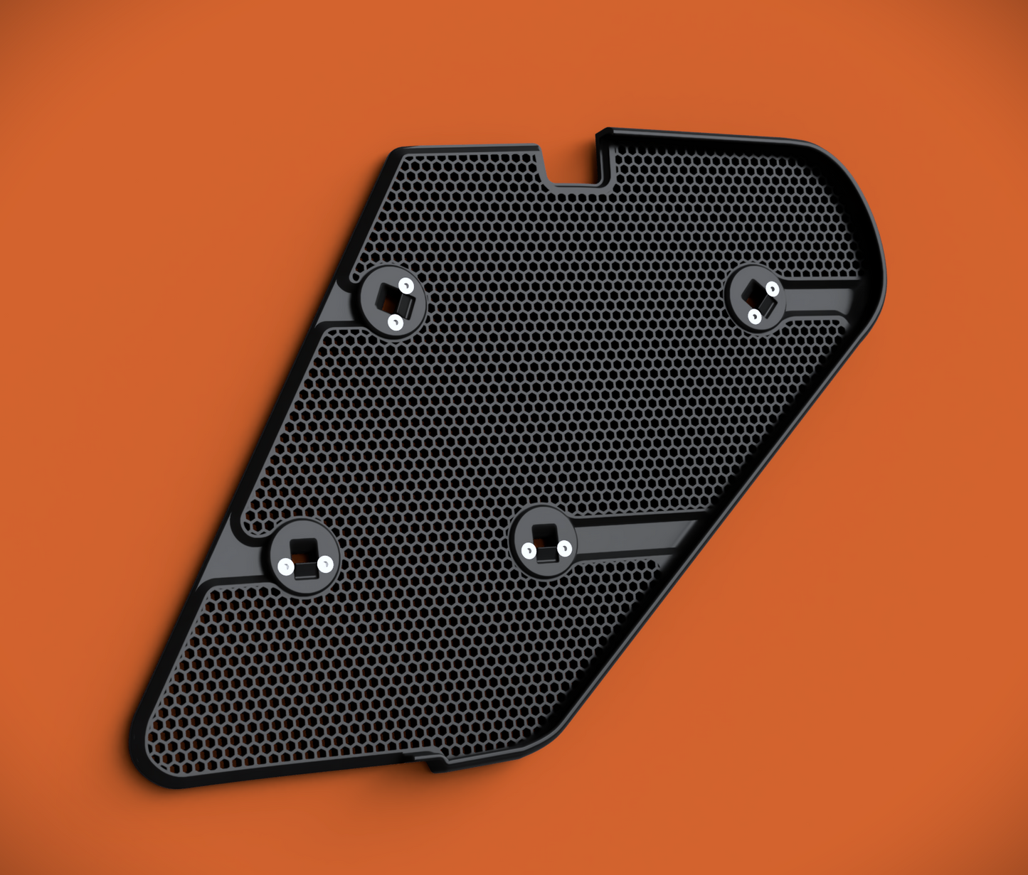 HEX "DeSnorkeling" shock plate for Porsche Cayman/Boxster 987 V2