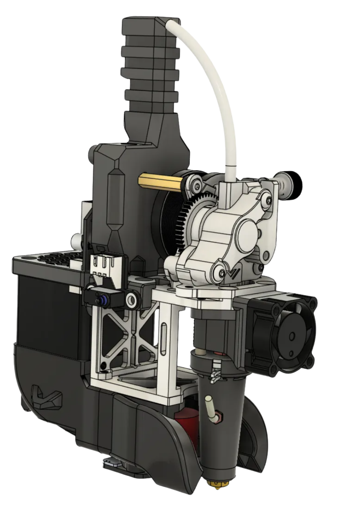 [PPS-CF] SINGLE VC4 CNC toolhead (Printed parts Only)