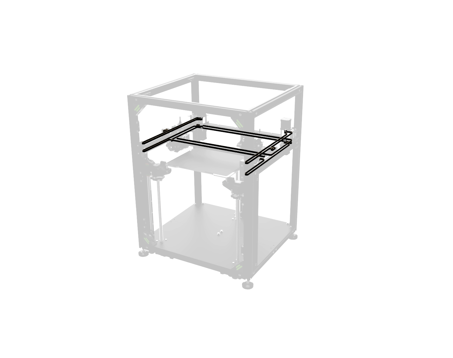 V-CORE ANTI-VFA kit; GT1.5 Belt conversion - BRS-ENGINEERING