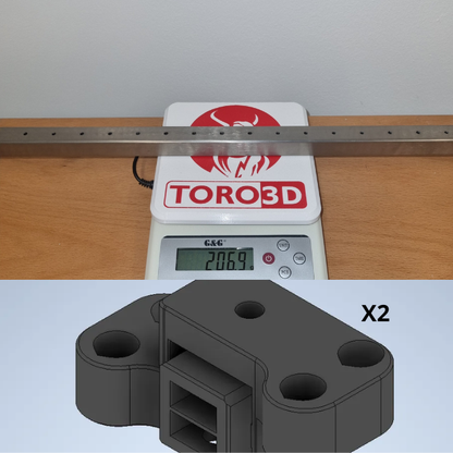 Toro Titanium Tube (X gantry for VCORE 4.0/4.1) - BRS-ENGINEERING