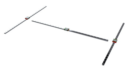 Vcore 3/4 Z1 preloaded HIWIN rails kit