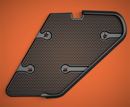 (CAD) Plaque antichoc "DeSnorkeling" HEX pour Porsche Cayman/Boxster 987 (CAD) - BRS-ENGINEERING